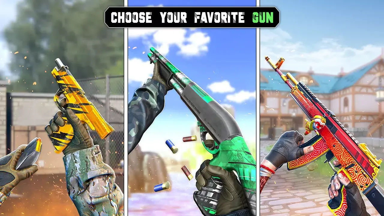 Offline Bottle Shooting Games Screenshots