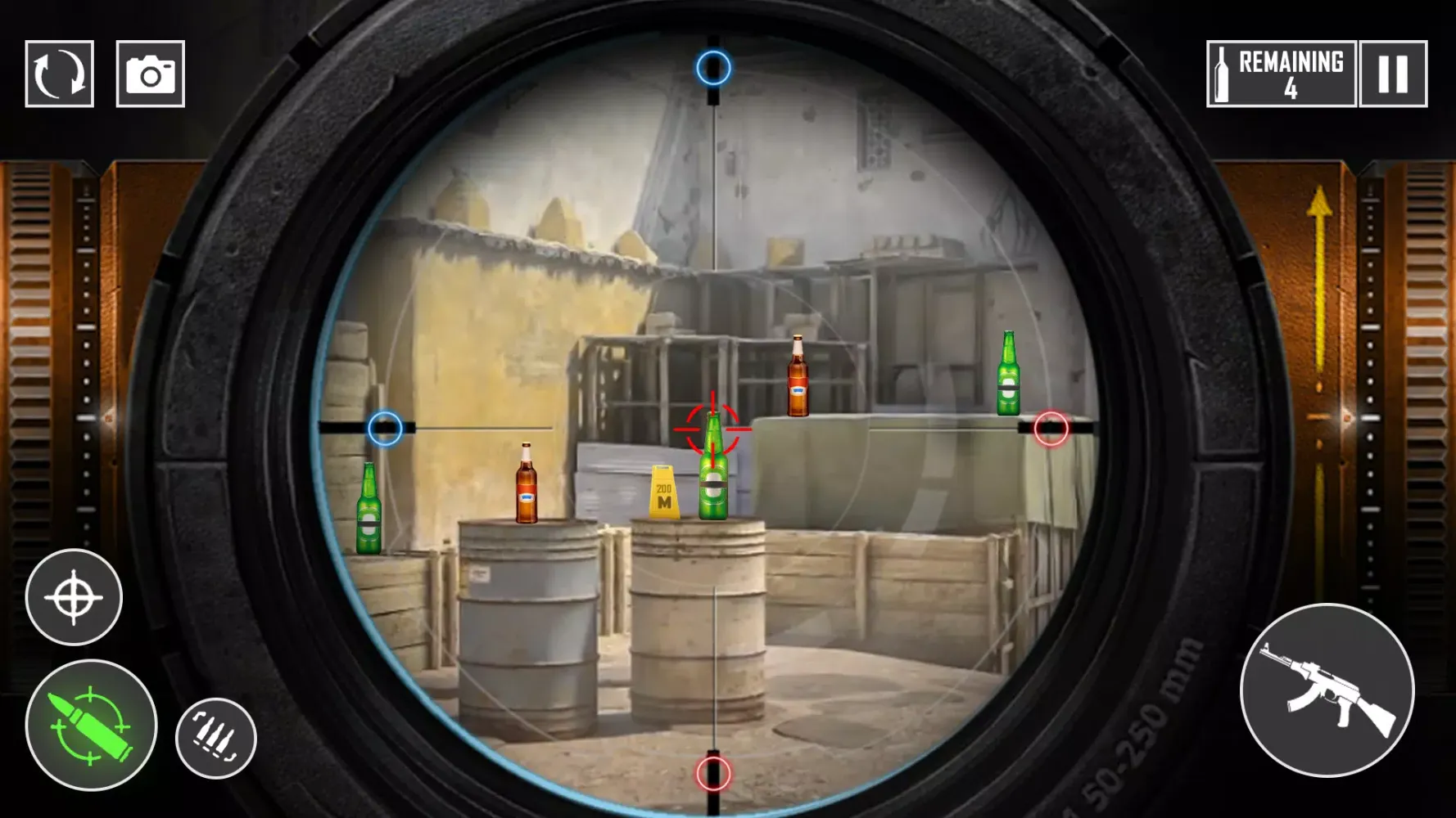 Offline Bottle Shooting Games Screenshots