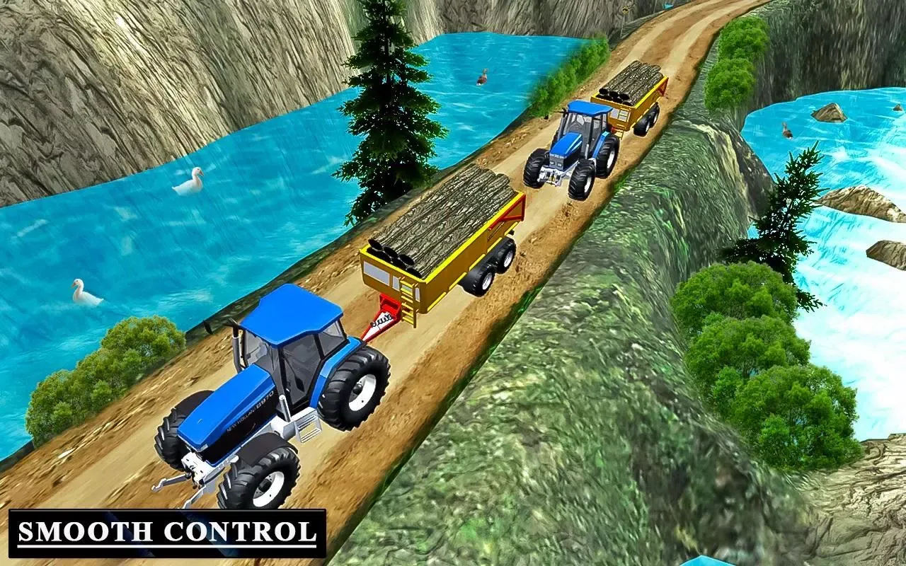 Tangkapan skrin Tractor trolley :Tractor Games