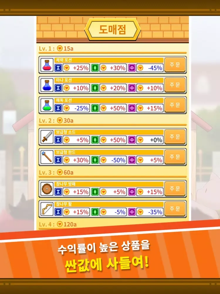 이세계 상점 키우기 : 이세계 시장 발레리온 iPad  스크린샷
