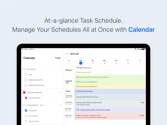 تصاویر Dooray! for Intune iPad 