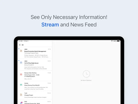 تصاویر Dooray! for Intune iPad 