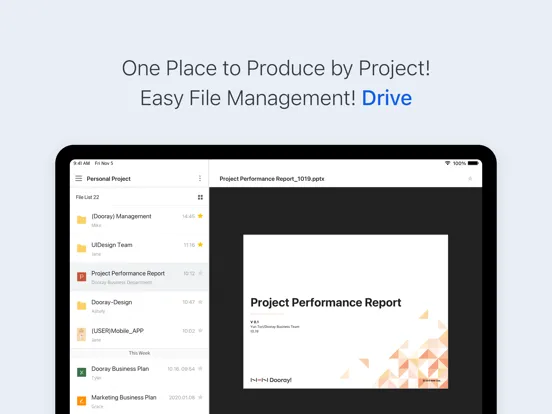 تصاویر Dooray! for Intune iPad 