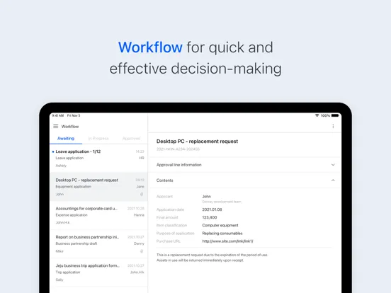تصاویر Dooray! for Intune iPad 