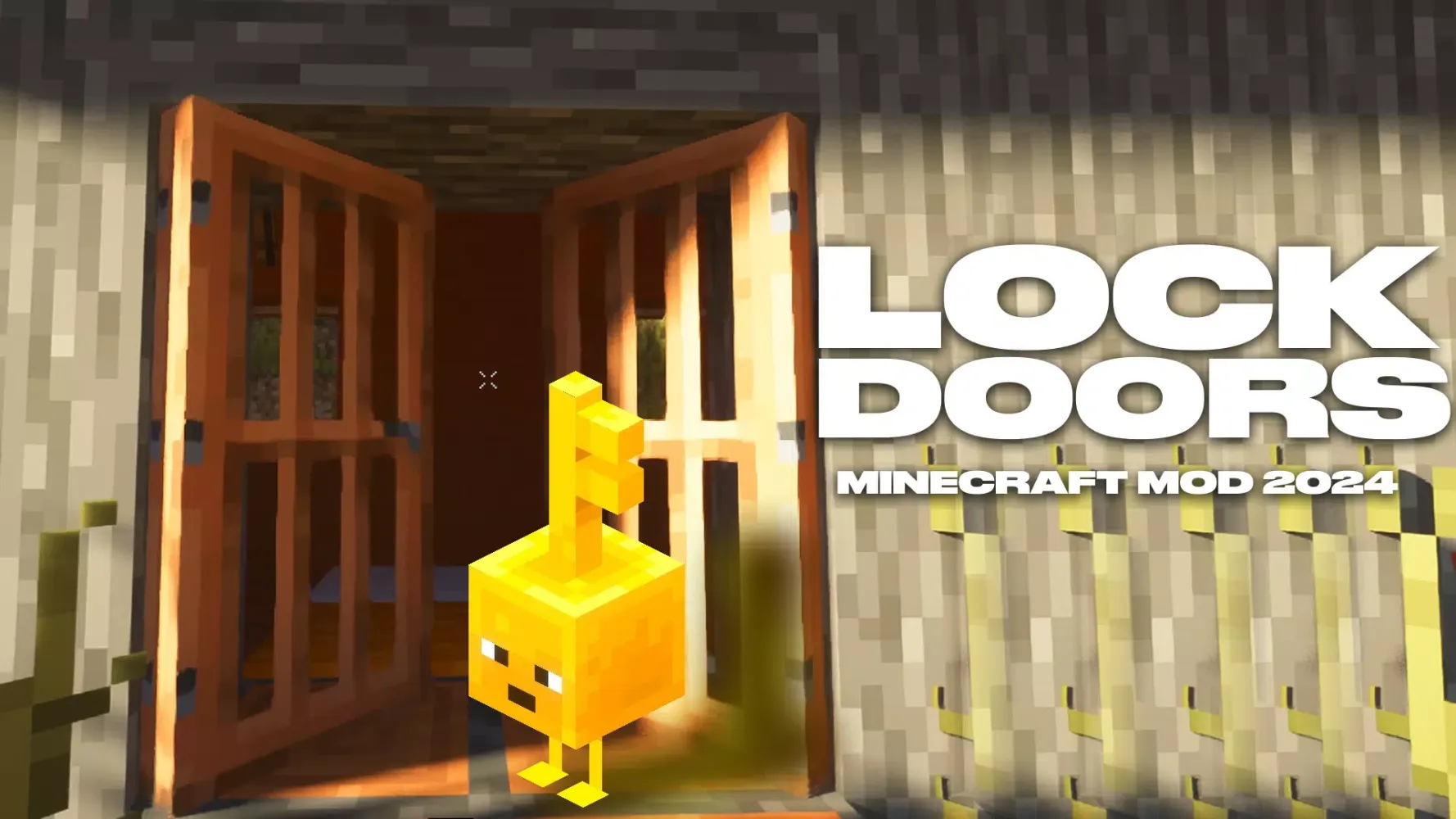 Zrzuty ekranu Lock Doors Minecraft Mod 2024