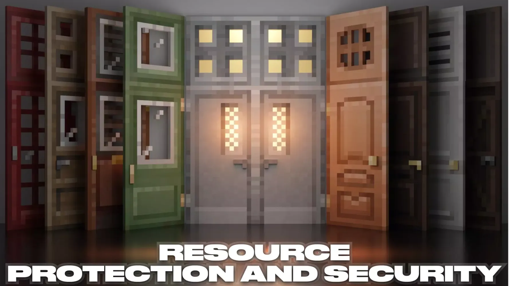 Zrzuty ekranu Lock Doors Minecraft Mod 2024