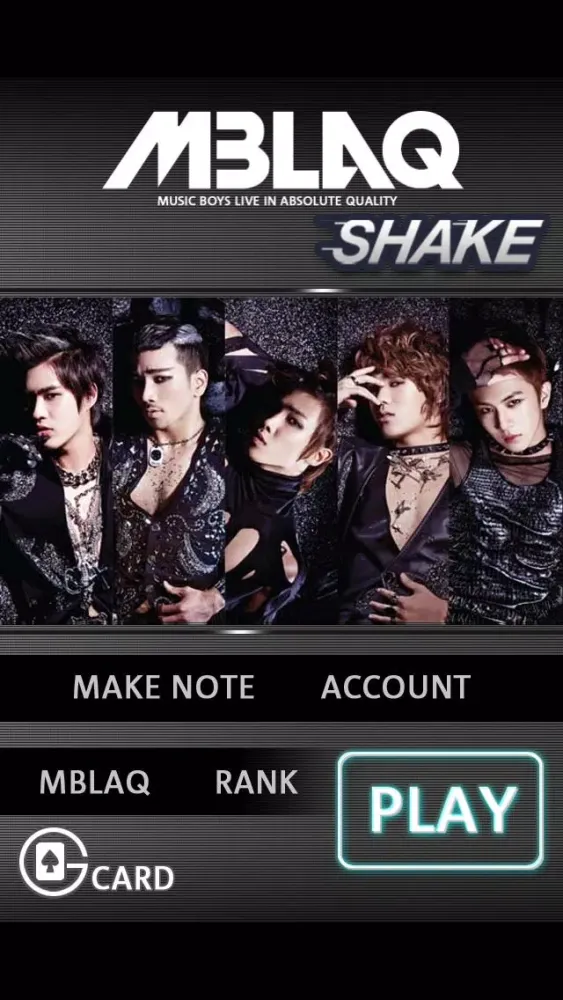 MBLAQ SHAKE スクリーンショット