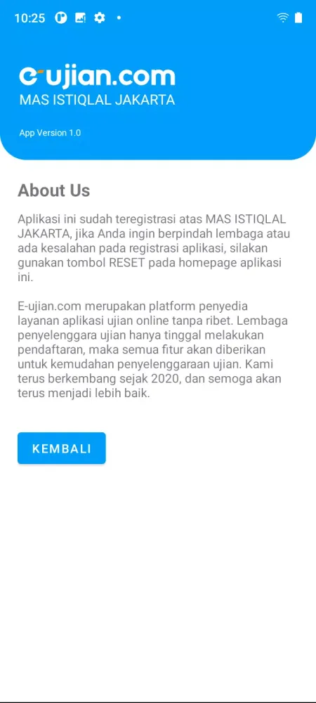 Capturas de pantalla de E-Ujian Browser