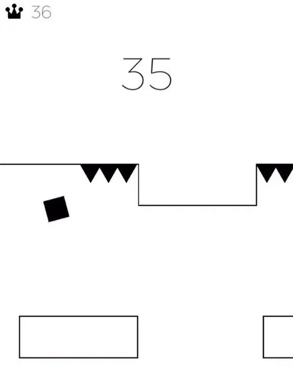Black & White: Geometry Dash iPad  Screenshots