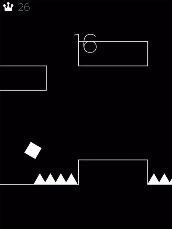 Black & White: Geometry Dash iPad  Screenshots