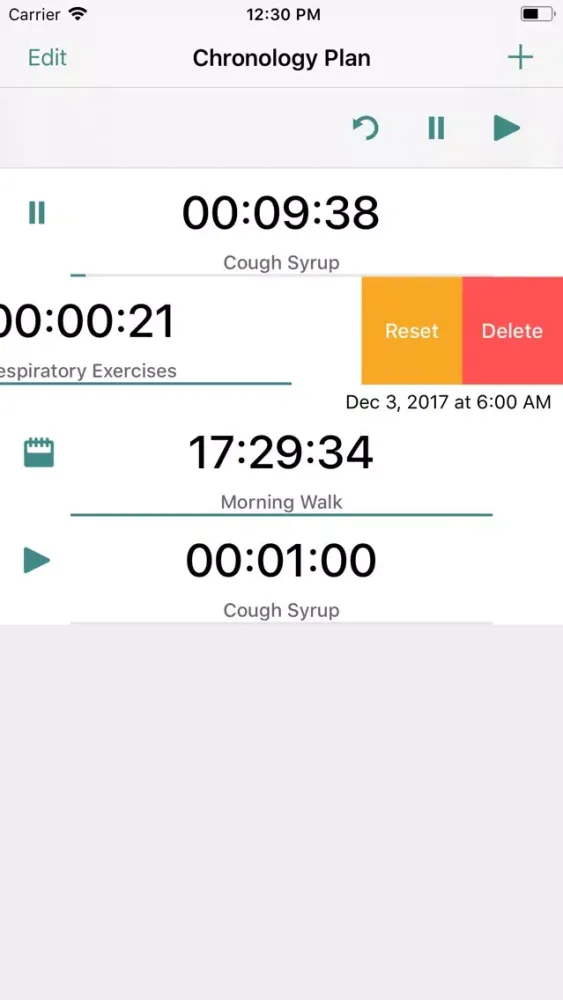 صور Chronology Plan
