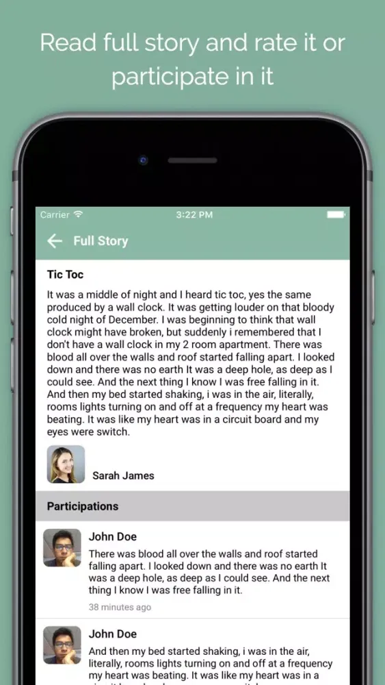 Storyteller - Let the world complete your stories Screenshots