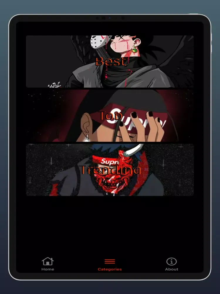 Capturas de tela do Anime Dope Wallpaper - Superme iPad 