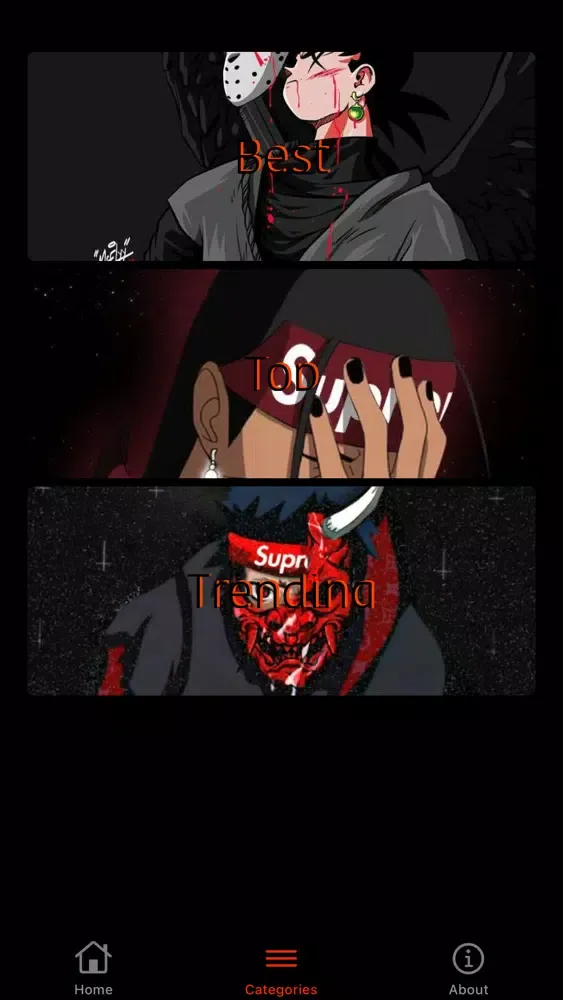 Capturas de tela do Anime Dope Wallpaper - Superme