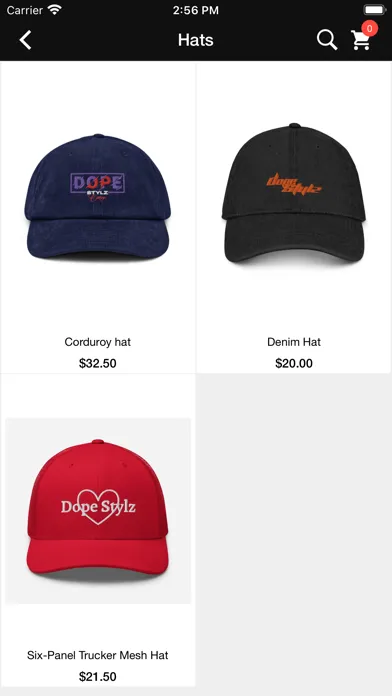 Captures d'écran de Dope Stylz Clothing