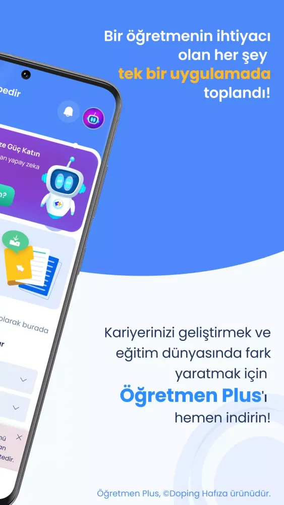 Tangkapan layar Öğretmen Plus