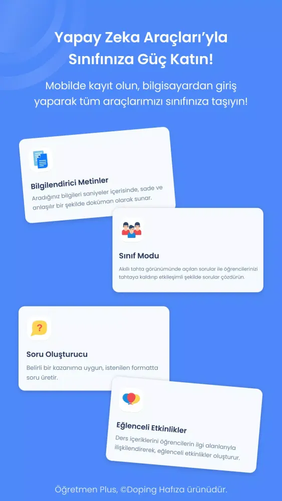 Tangkapan layar Öğretmen Plus