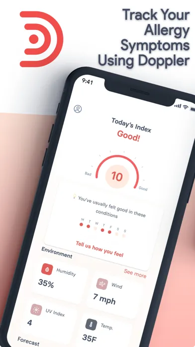 Doppler: Weather & Your Health سکرین شاٹس