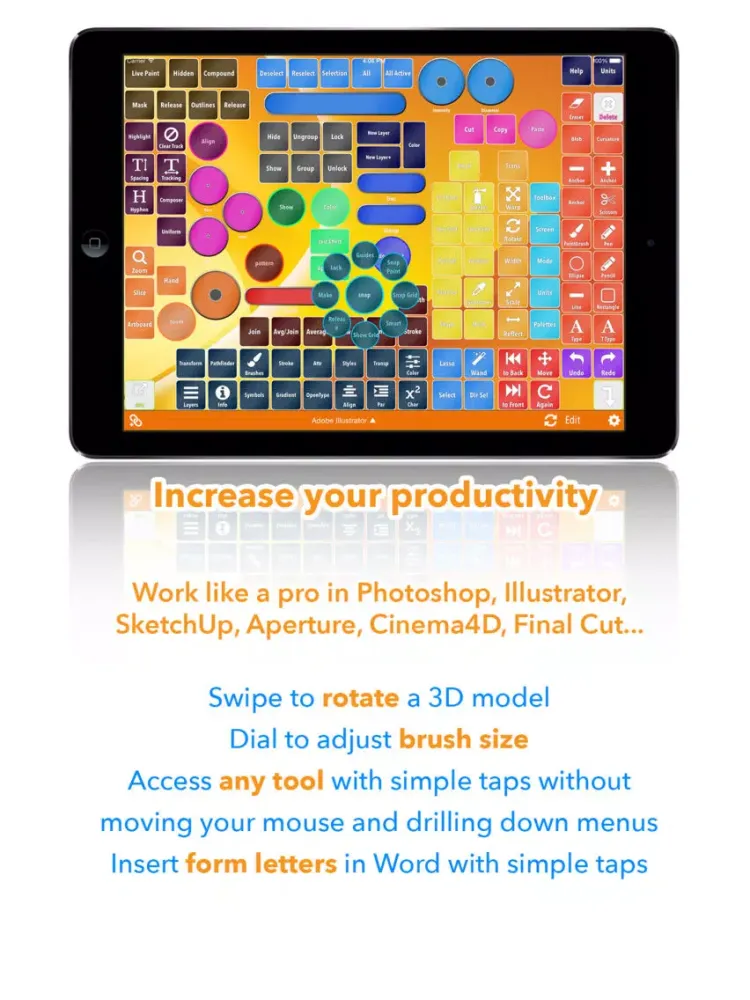 تصاویر Custom Remote KeyPad iPad 