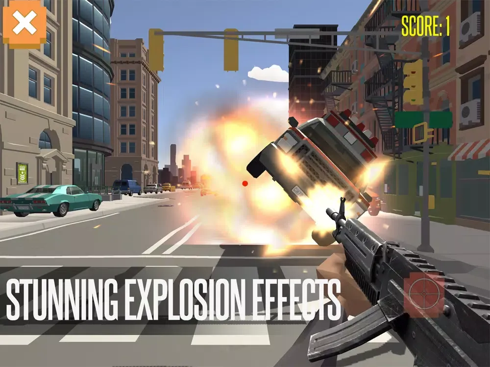 Capturas de tela do SHOOTING ESCAPE GUN ROAD iPad 