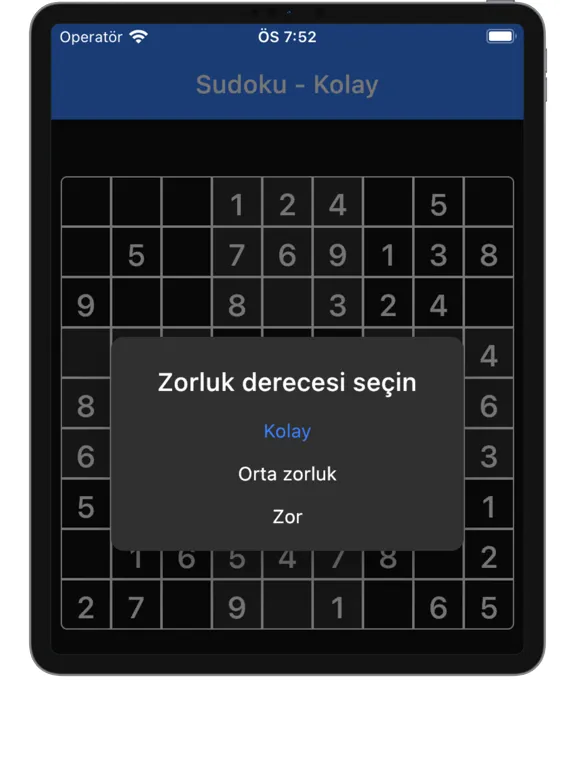 Turkce Sudoku iPad  スクリーンショット