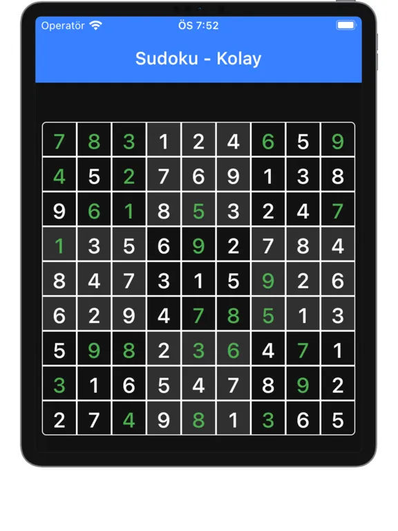Turkce Sudoku iPad  スクリーンショット