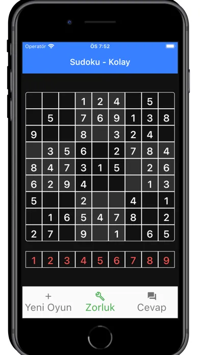 Turkce Sudoku スクリーンショット