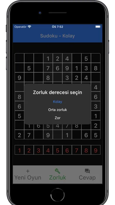 Turkce Sudoku スクリーンショット