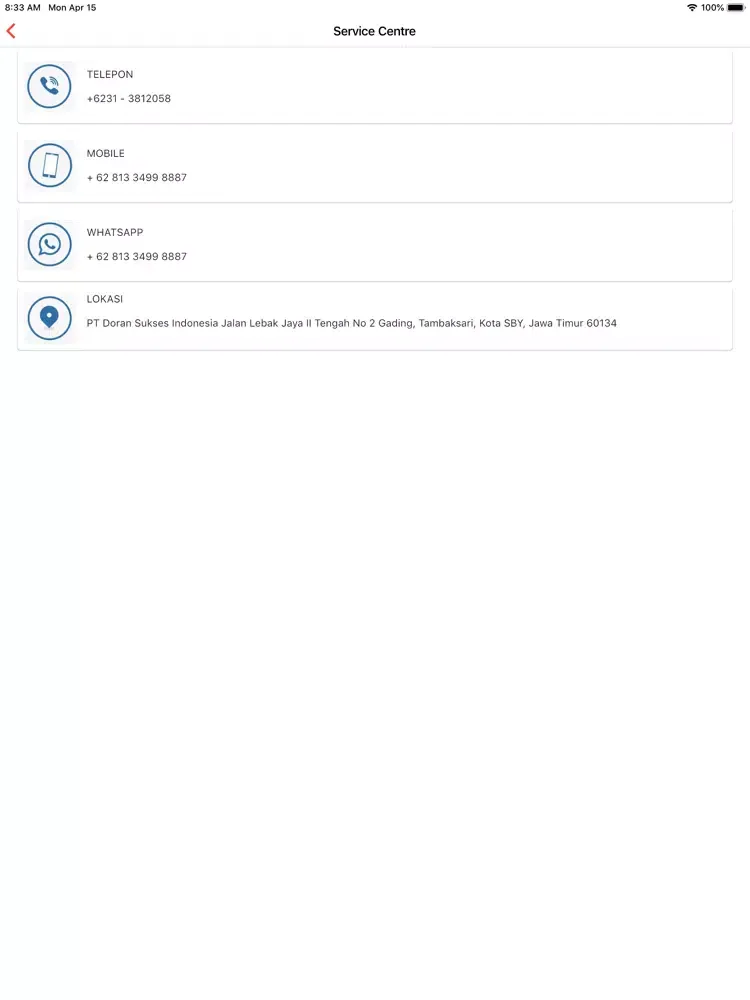 Doran iPad  Screenshots