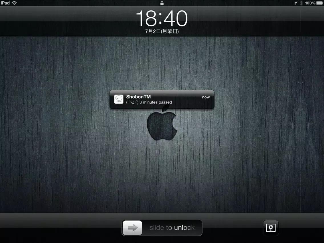 ShobonTimer iPad 应用截图