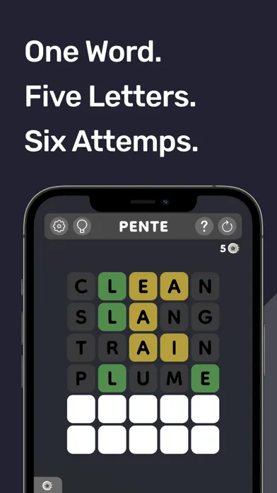Zrzuty ekranu Pente: Daily Word Game