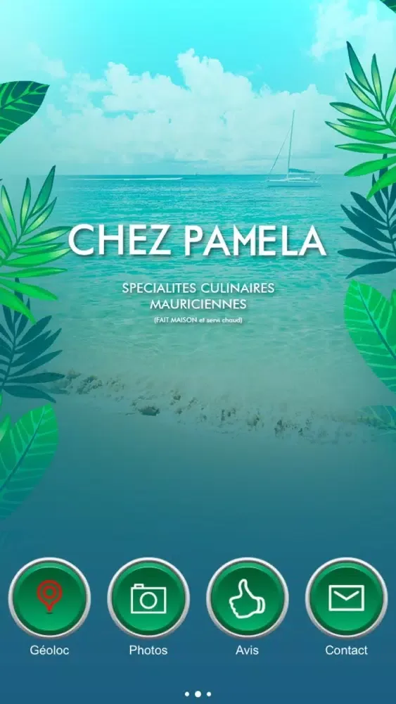 Captures d'écran de Chez Pamela Traiteur