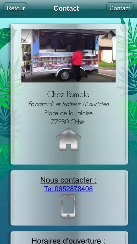 Captures d'écran de Chez Pamela Traiteur