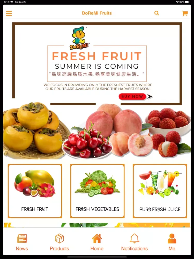 Tangkapan skrin DoReMi Fruits iPad 