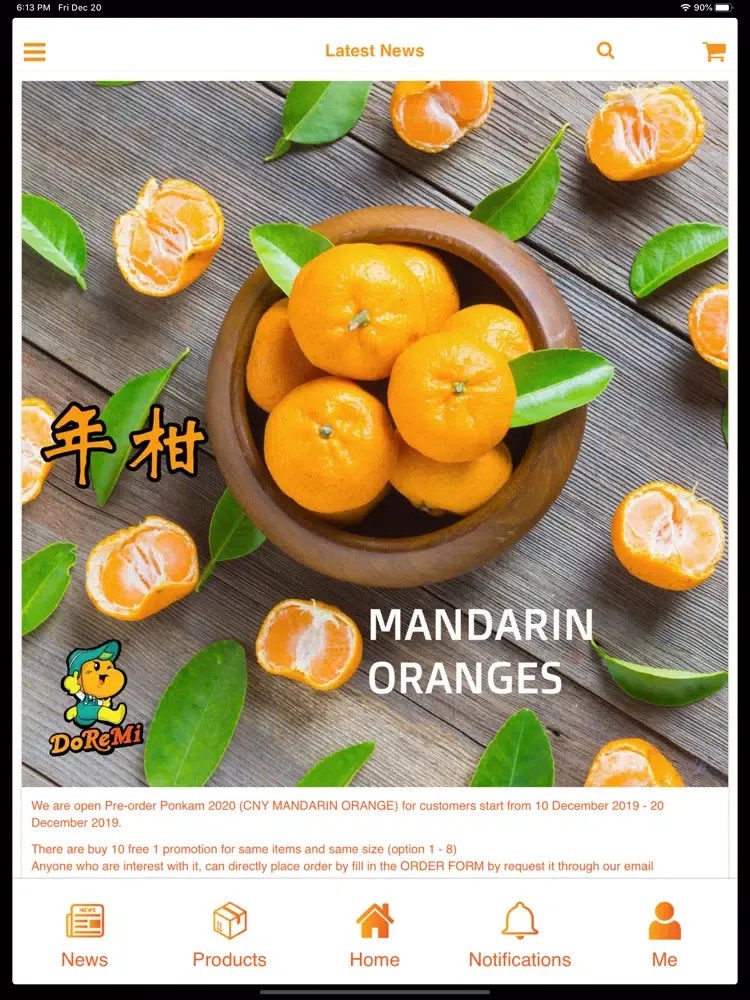 Tangkapan skrin DoReMi Fruits iPad 
