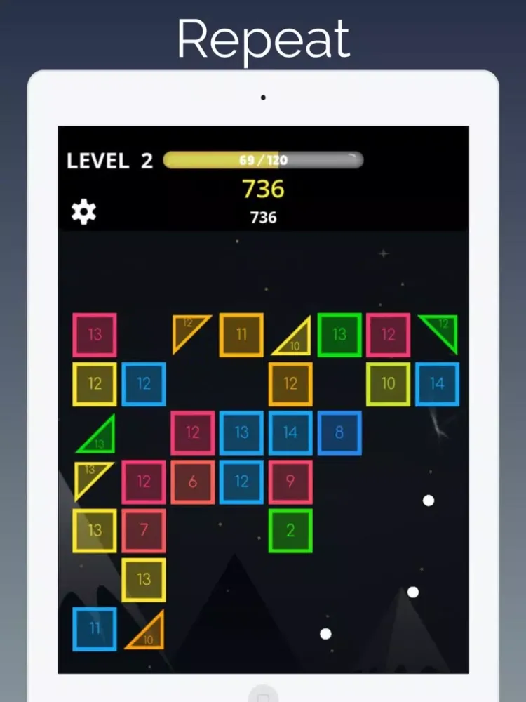 Скриншоты Idle Swipe Balls Brick Breaker iPad 