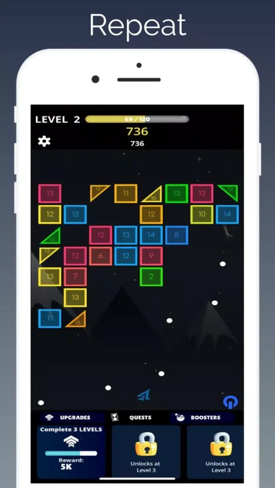 Скриншоты Idle Swipe Balls Brick Breaker