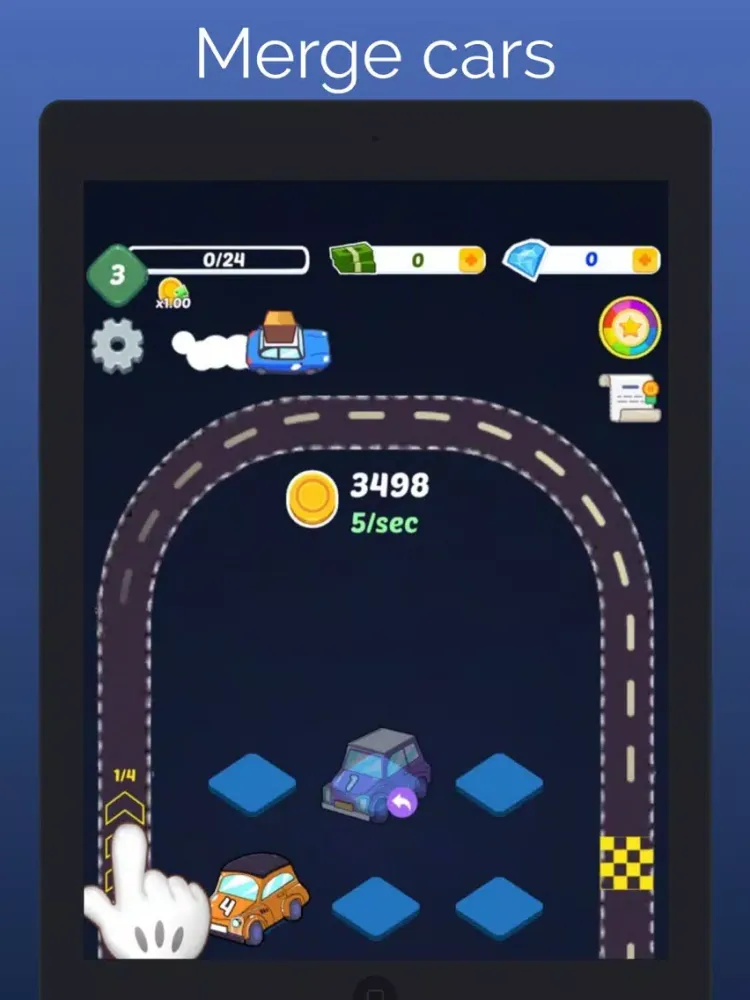 Merge Cars - Idle Auto Tycoon iPad  স্ক্রিনশট