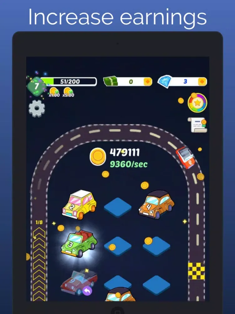 Merge Cars - Idle Auto Tycoon iPad  স্ক্রিনশট