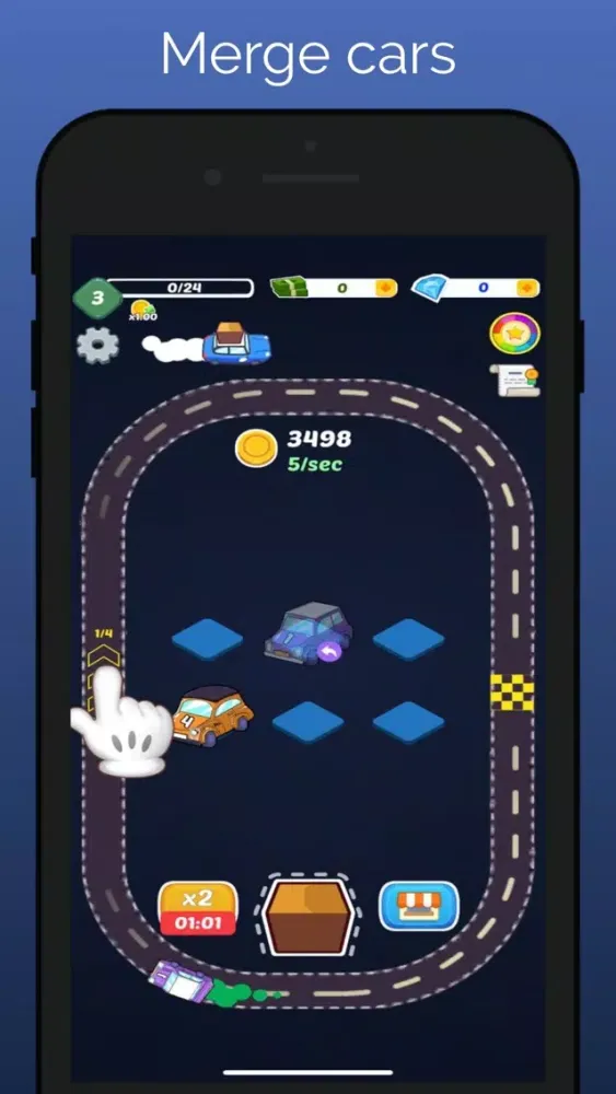 Merge Cars - Idle Auto Tycoon স্ক্রিনশট