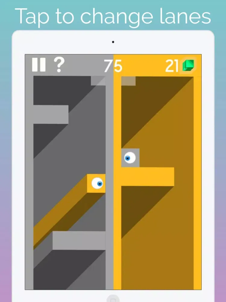 2 Eyes - the maze runner game iPad 应用截图