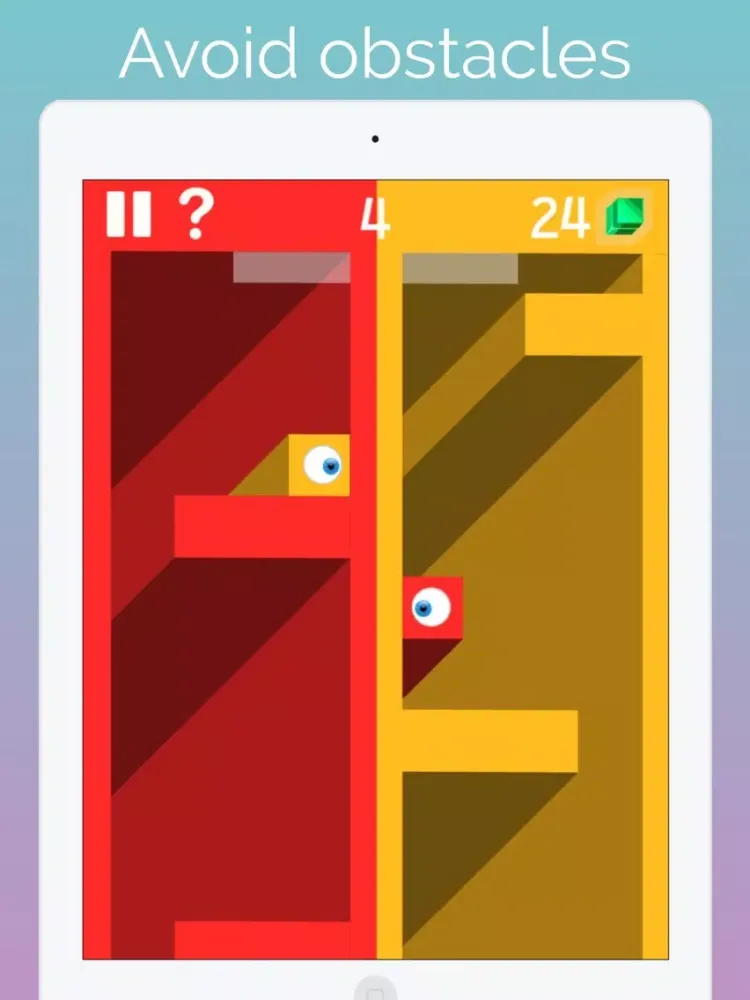 2 Eyes - the maze runner game iPad 应用截图