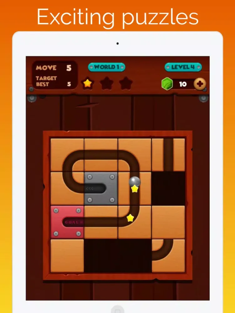 Unblock The Ball－slide puzzle. iPad  스크린샷