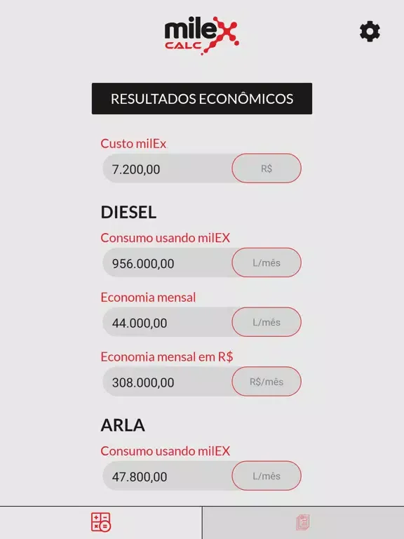Calculdora Milex iPad  سکرین شاٹس