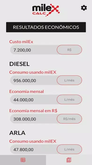 Calculdora Milex سکرین شاٹس