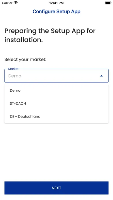 Zrzuty ekranu EntriWorX Setup App