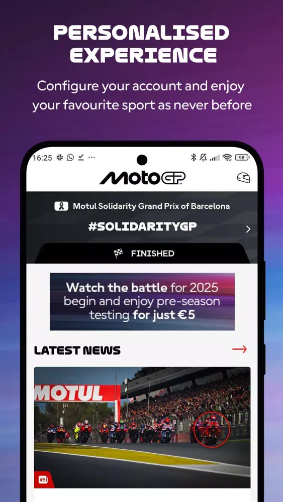 Capturas de tela do MotoGP™