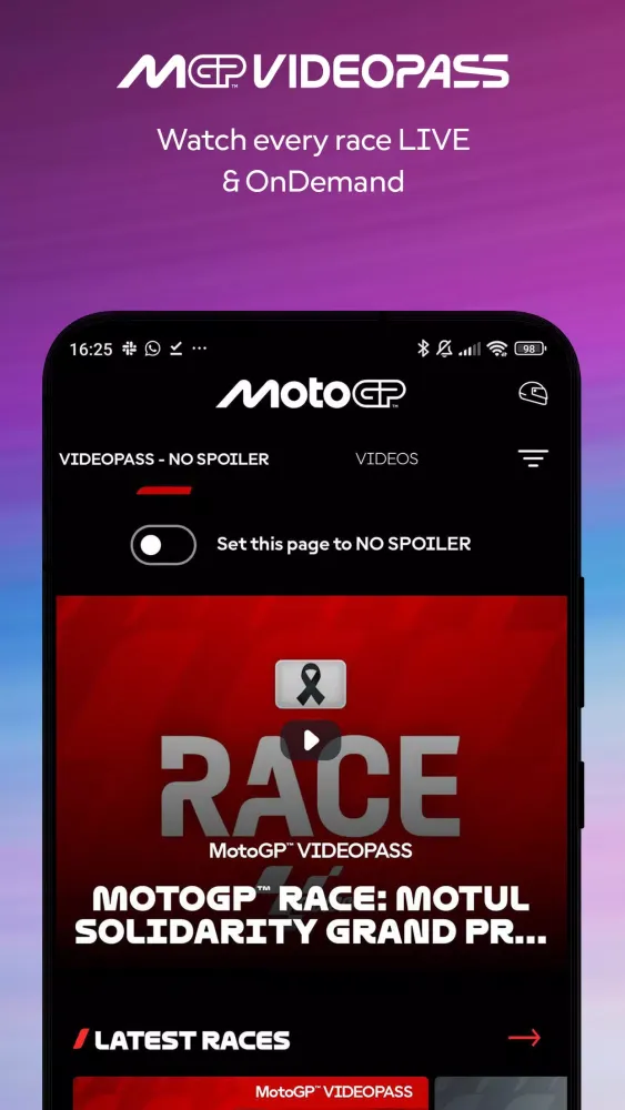 Capturas de tela do MotoGP™