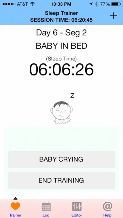 Capturas de tela do Baby Sleep Trainer