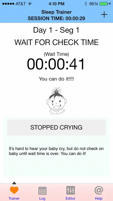 Capturas de tela do Baby Sleep Trainer
